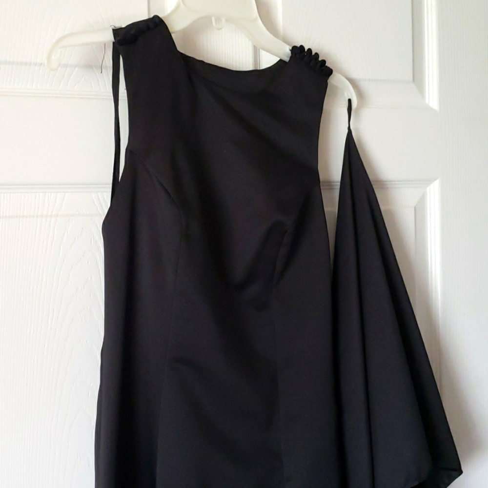 Black formal with stole